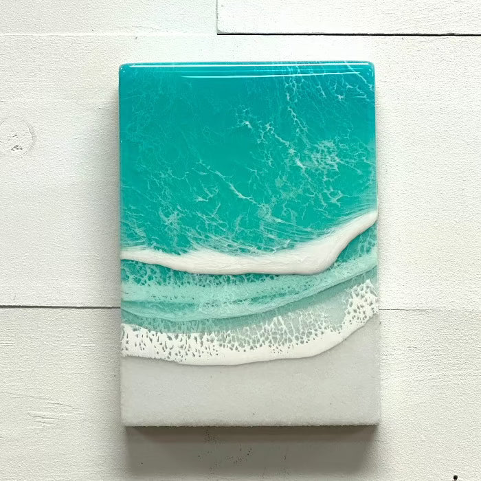 Beach Inspired Resin Art Sunshine & Sweet Pea's Costal Decor