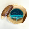 Wooden Whale Bowls w/Beach Inspired Resin Sunshine & sweet Pea's Costal Decor