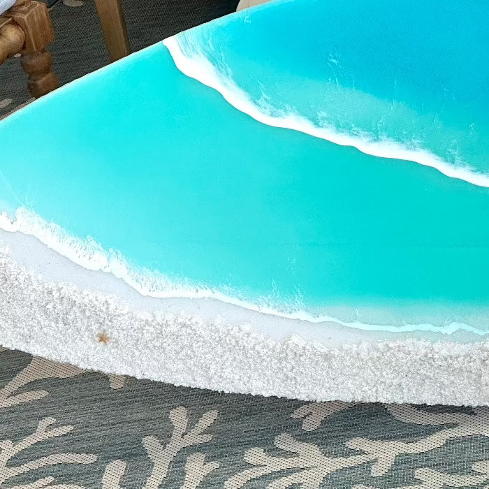 Extra Large Resin Surfboard Sunshine & Sweet Pea's Costal Decor