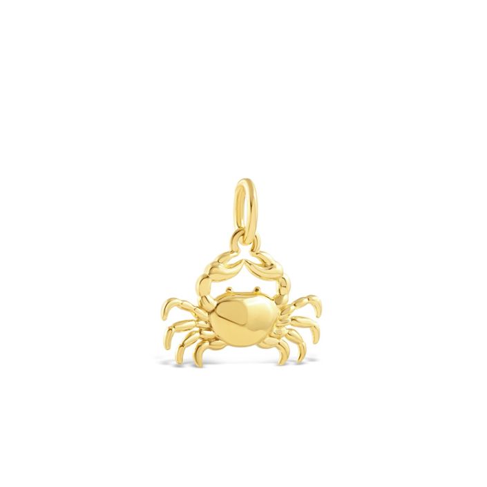 Collectible Travel Treasures™ Crab 14k Gold Vermeil Charm - Sunshine & Sweet Pea's Coastal Decor