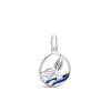 Collectible Travel Treasures™ Sterling Silver Whale Tail Charm - Sunshine & Sweet Pea's Coastal Decor