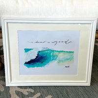 Sea The Good Framed Print Sunshine & Sweet Pea's Costal Decor