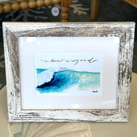 Sea The Good Framed Print