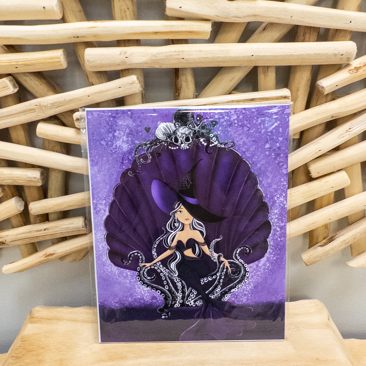 Halloween Mermaid Print