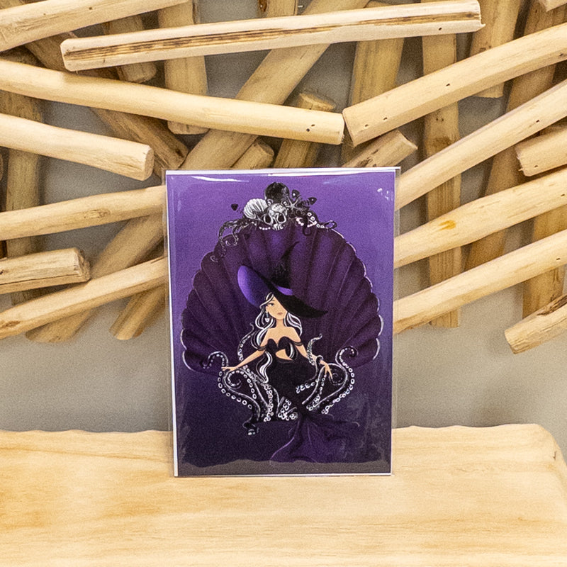 Halloween Mermaid Print