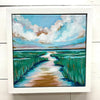 Marsh Sunset Original Painting Sunshine & Sweet Pea's Costal Decor