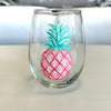 Assorted Ocean Inspired Hand Painted Stemless Wine Glasses - Sunshine & Sweet Pea's Coastal Decor