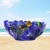 Large Bowl with Pacific Blend Sea Glass