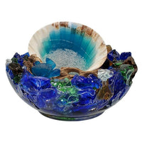 Large Bowl with Pacific Blend Sea Glass