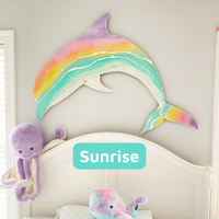 Sunrise Custom Dolphin Resin Commission - Sunshine & Sweet Pea's Coastal Decor