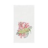 Waffle Weave Embroidered Kitchen Towels Sunshine & Sweet Peas Coastal Decor