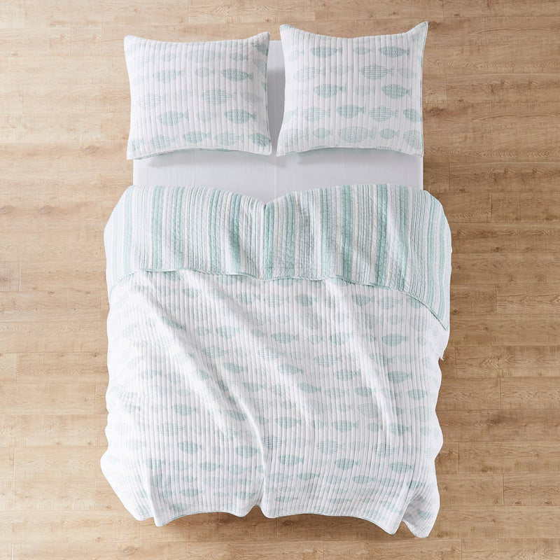 Aqua Breeze Coastal Quilt Set- Assorted Sizes