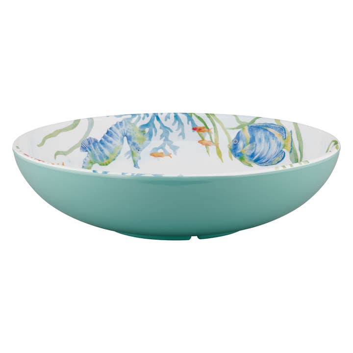 Sea Life Serenade Melamine Dishware Sunshine & Sweet Peas Coastal Decor