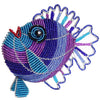 Umbre Beaded Fish Christmas Ornament (assorted)