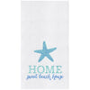 Starfish Flour Sack Embroidered Kitchen Towels Sunshine & Sweet Peas Coastal Decor