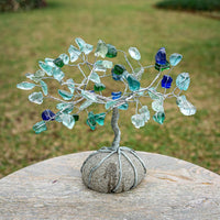 Sea Glass Tree Of Life Sculpture