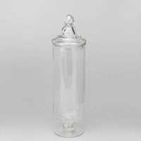 Assorted Clear Glass Apothecary Jars w/ Lids Sunshine & Sweet Peas Coastal Decor