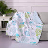 Assorted Quilted Reversible Coastal Throw Blankets