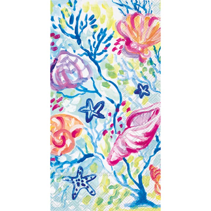 Coastal Paper Guest Towels, Pack of 20