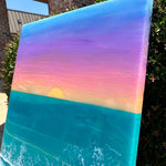Sunset Resin Wall Art