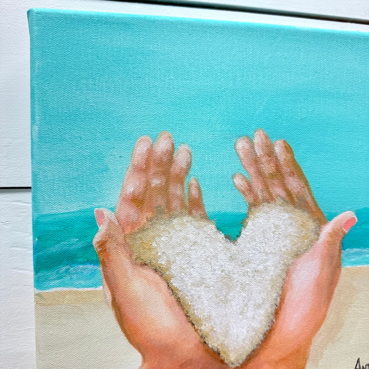 Sandy Heart Hands