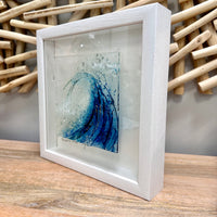 Fused Glass Wave Art