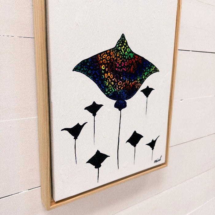 "Going Places" Eagle Ray Painting