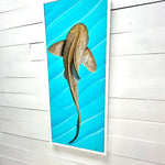 Framed Leopard Shark Painting