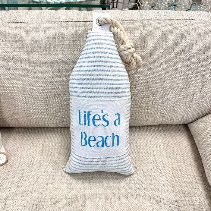 Decorative Buoy Pillows Life's A Beach - Sunshine & Sweet Pea's Coastal Decor