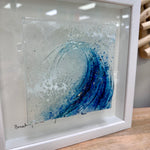 Fused Glass Wave Art