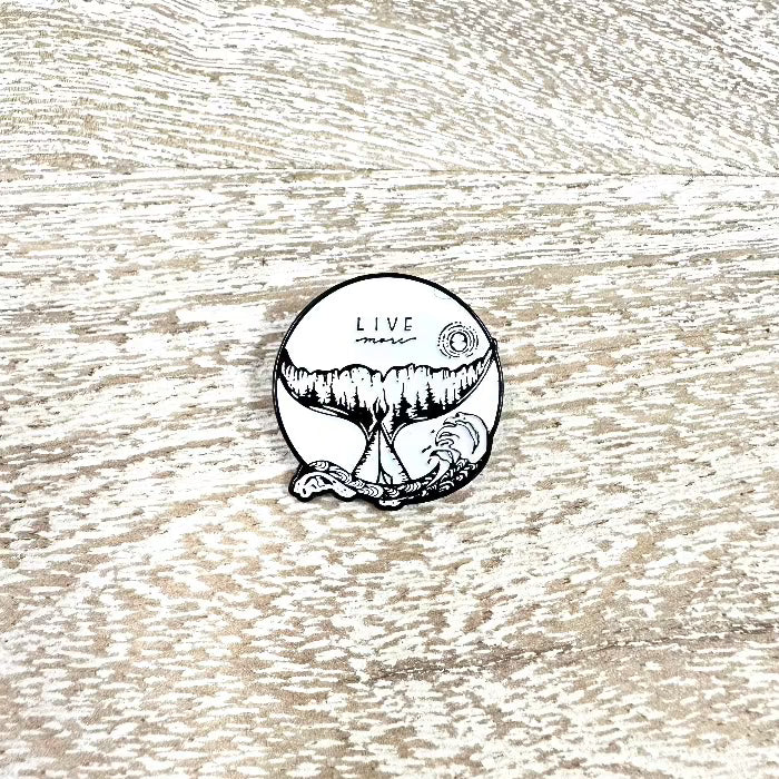 Live More Enamel Pin - Sunshine & Sweet Pea's Coastal Decor