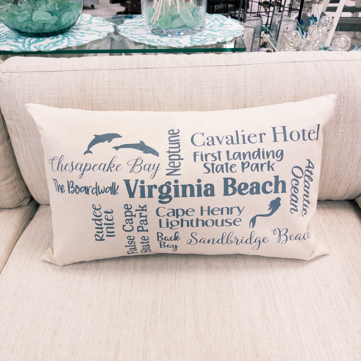 Extra Large Virginia Beach Pillow