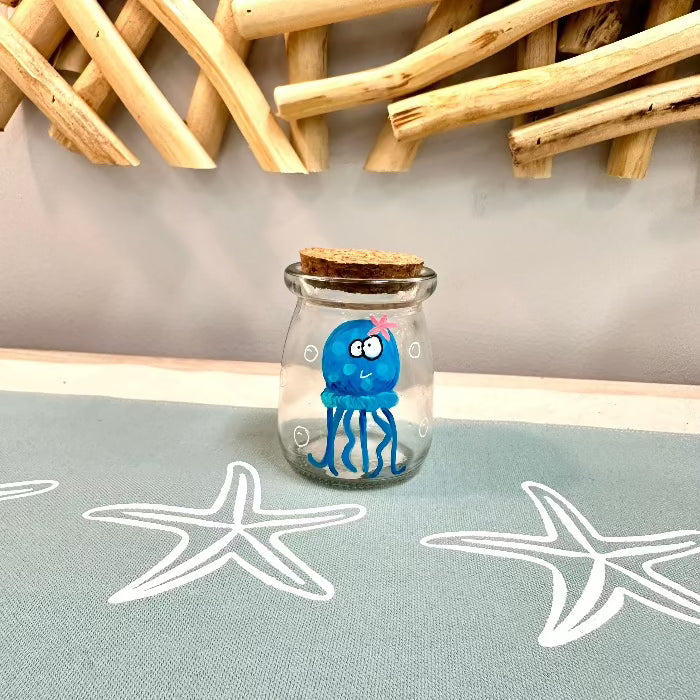 Jellyfish Mini Treasure Glass Jar