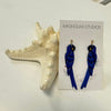 Bird Polymer Clay Earrings Gold - Sunshine & Sweet Pea's Coastal Decor