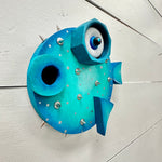 Funky Wooden Puffer Fish