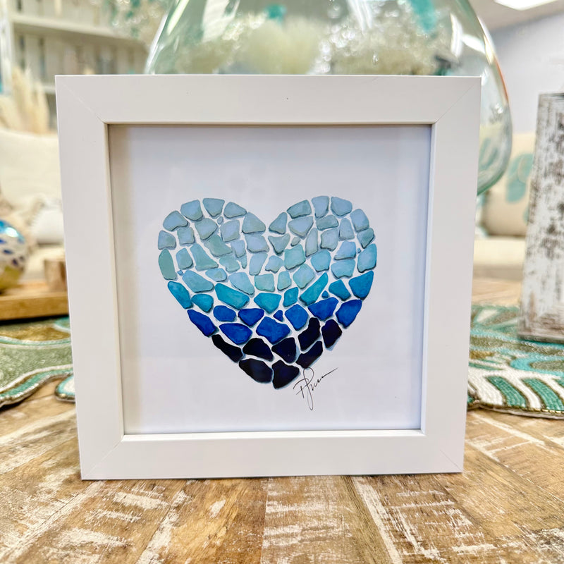 Watercolor Seaglass Print
