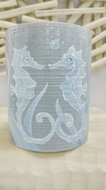 Seahorse Ceramic Canister