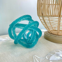 Glass Frosted Knot Ball