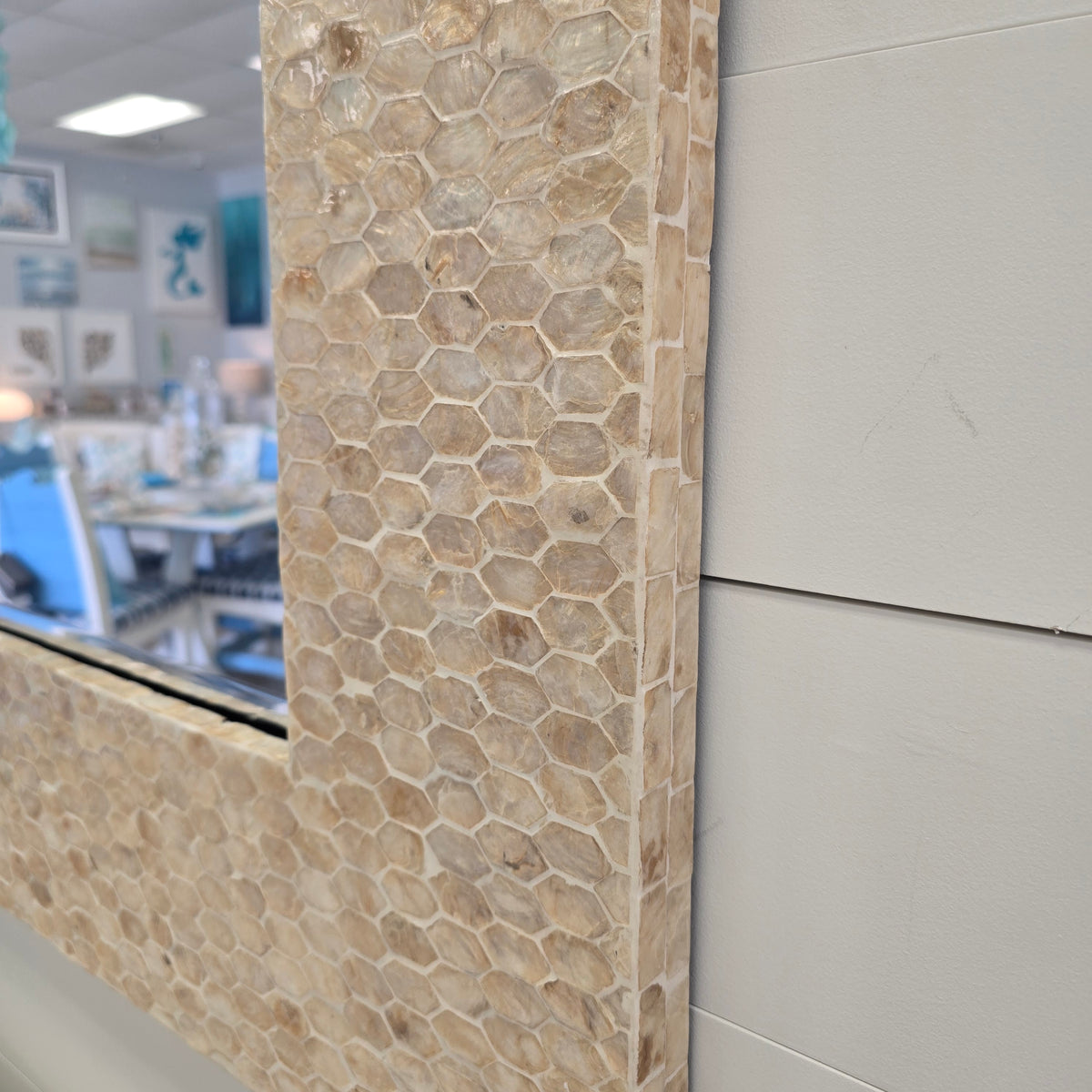 Shell Inlay Mirror