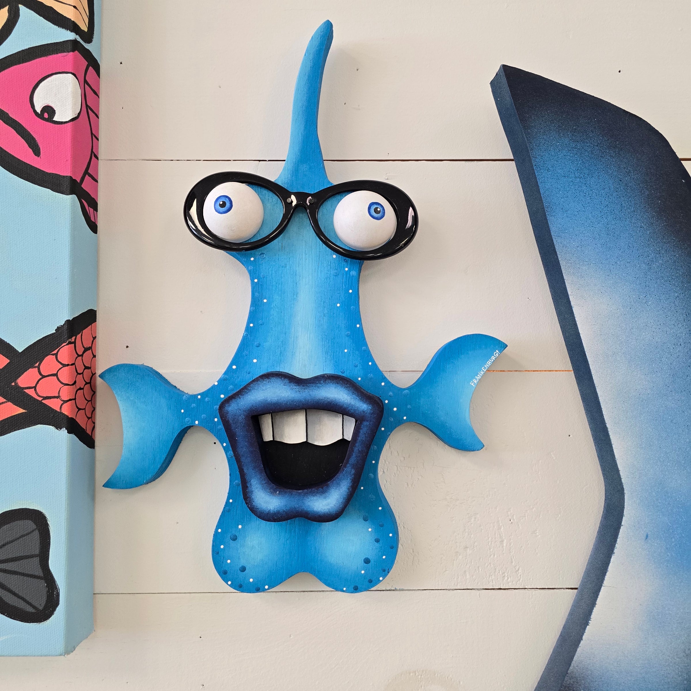 "Twizz Ted" Wooden Funky Fish