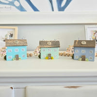 "Live your dream" Wooden House with Blossom tree