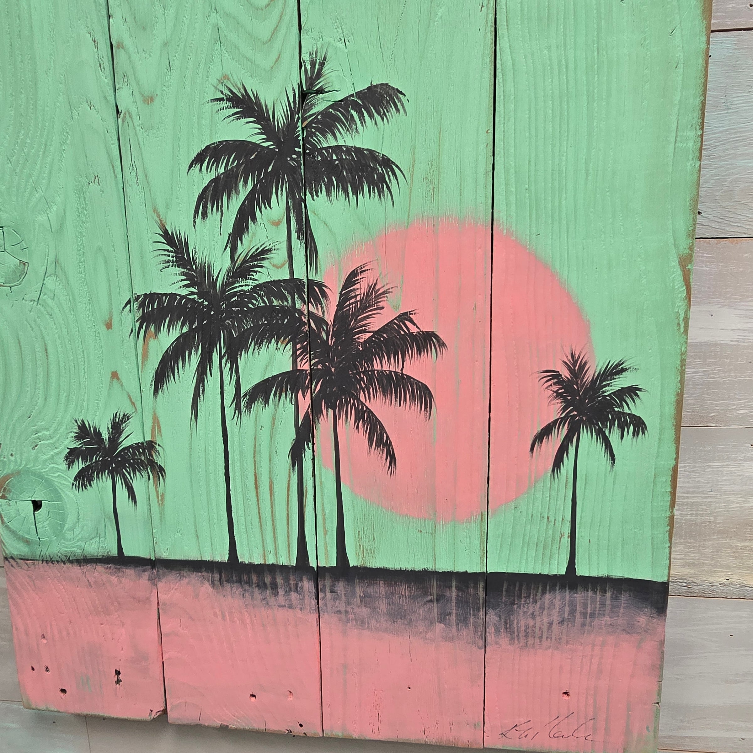 Palm Trees at Sunset