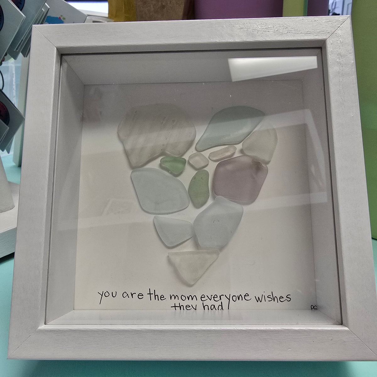 Assorted Mom Sea Glass Art