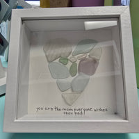 Assorted Mom Sea Glass Art