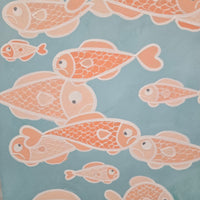 Assorted Fish Painted on Canvas