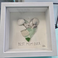 Assorted Mom Sea Glass Art