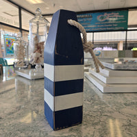 Striped Wooden Buoy