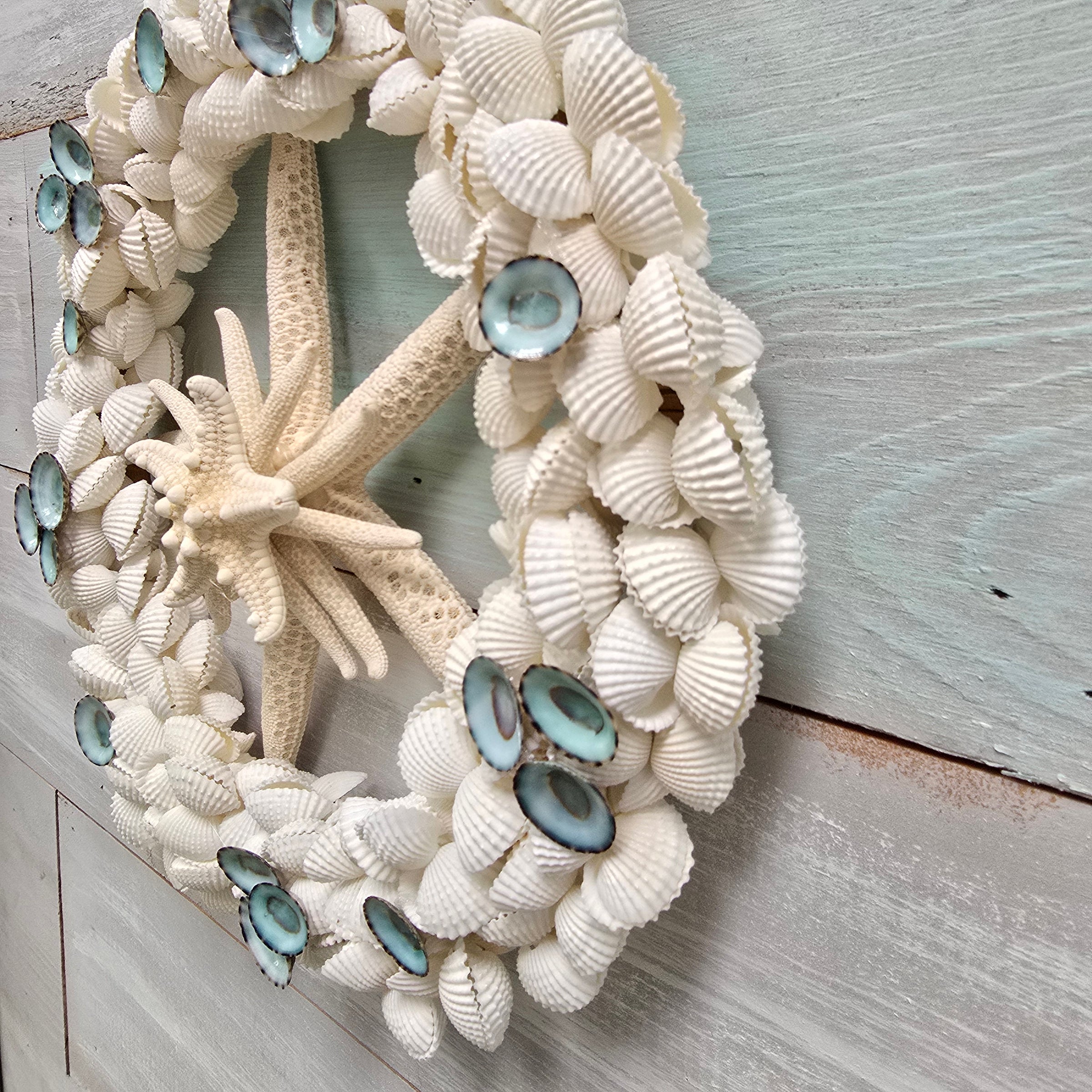 Assorted Seashell, Sea Life, and Sea Glass 12" Wreaths