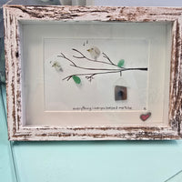 Assorted Inspiring Bird Pebble & Driftwood Art