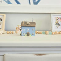 "Live your dream" Wooden House with Blossom tree